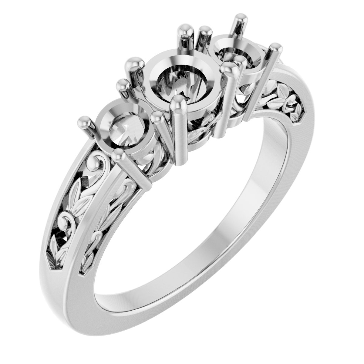Three-Stone Engagement Ring