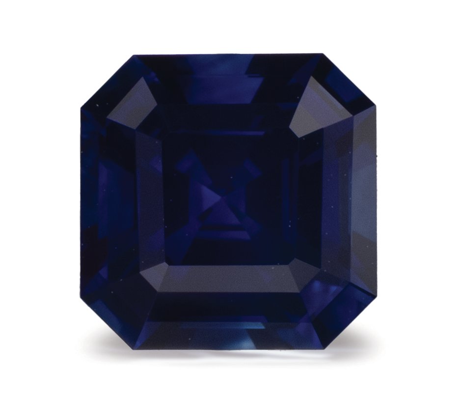ASSCHER 1.05ct Natural Sapphire 