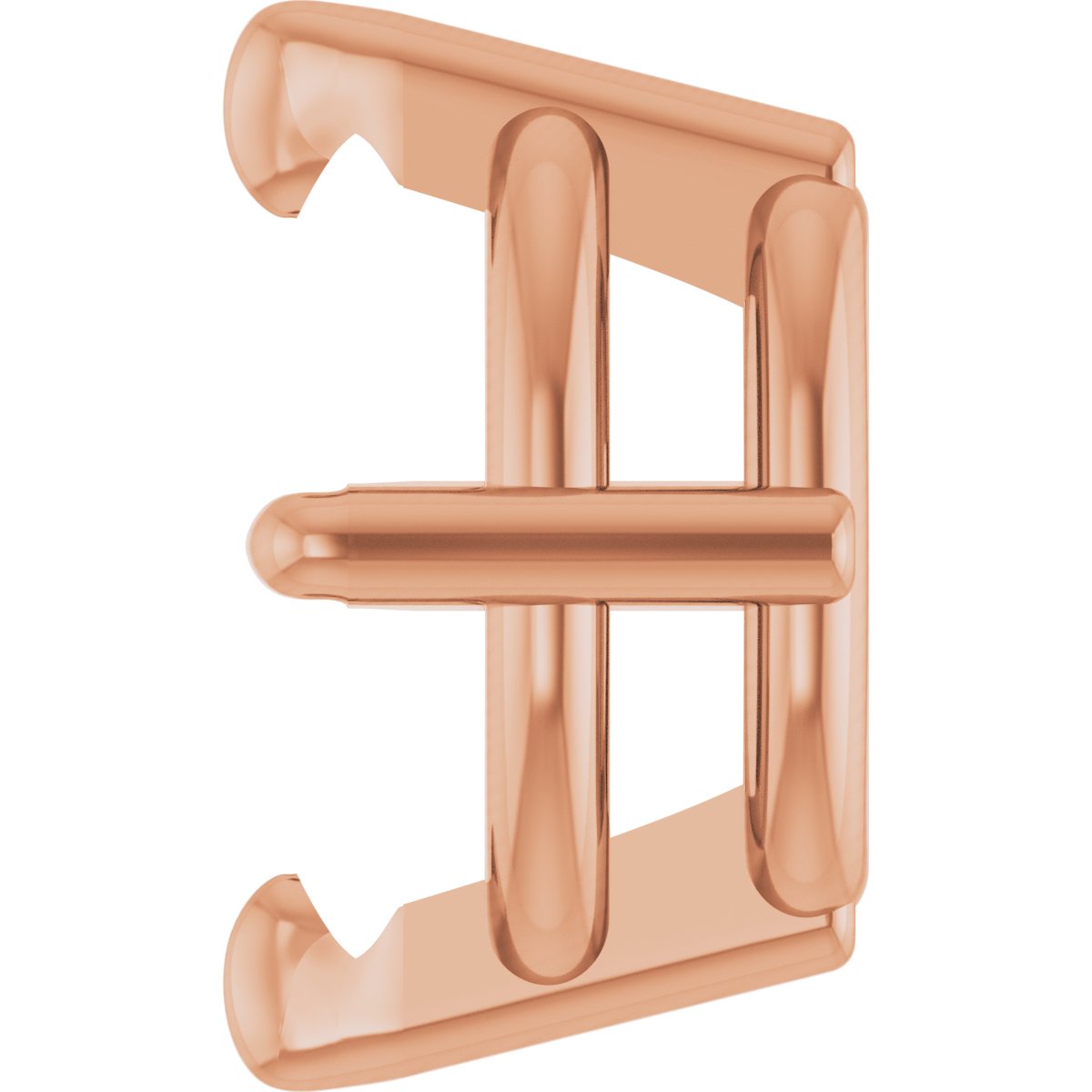 Oval 4-Prong Claw Earring Setting