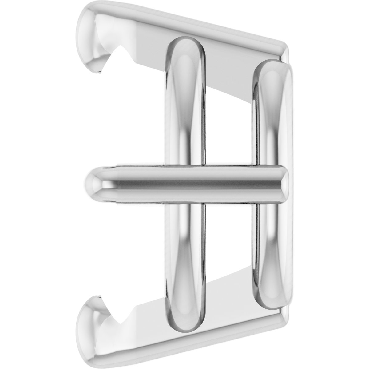 Oval 4-Prong Claw Earring Setting
