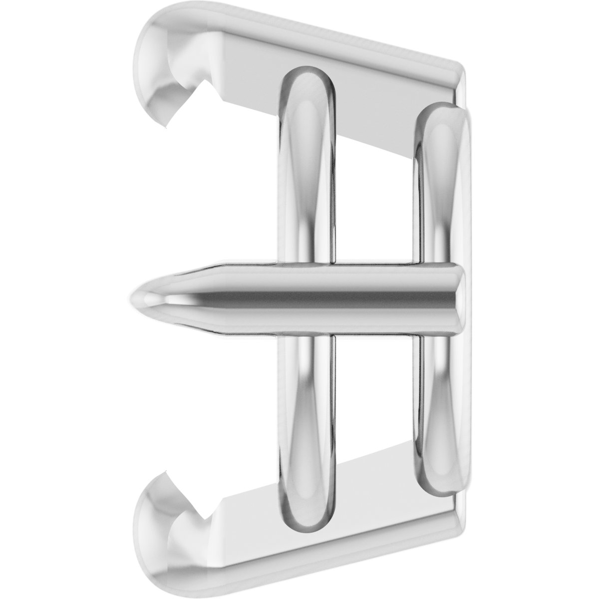 Oval 4-Prong Claw Earring Setting
