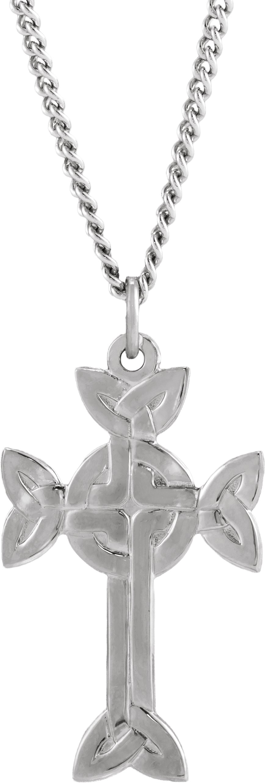 Celtic-Inspired Cross Necklace