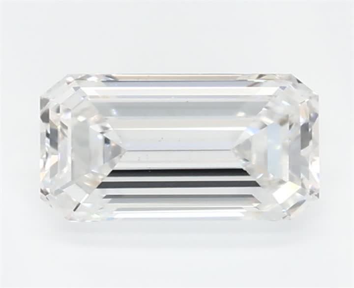 0.51 Carat Emerald Cut Lab Diamond