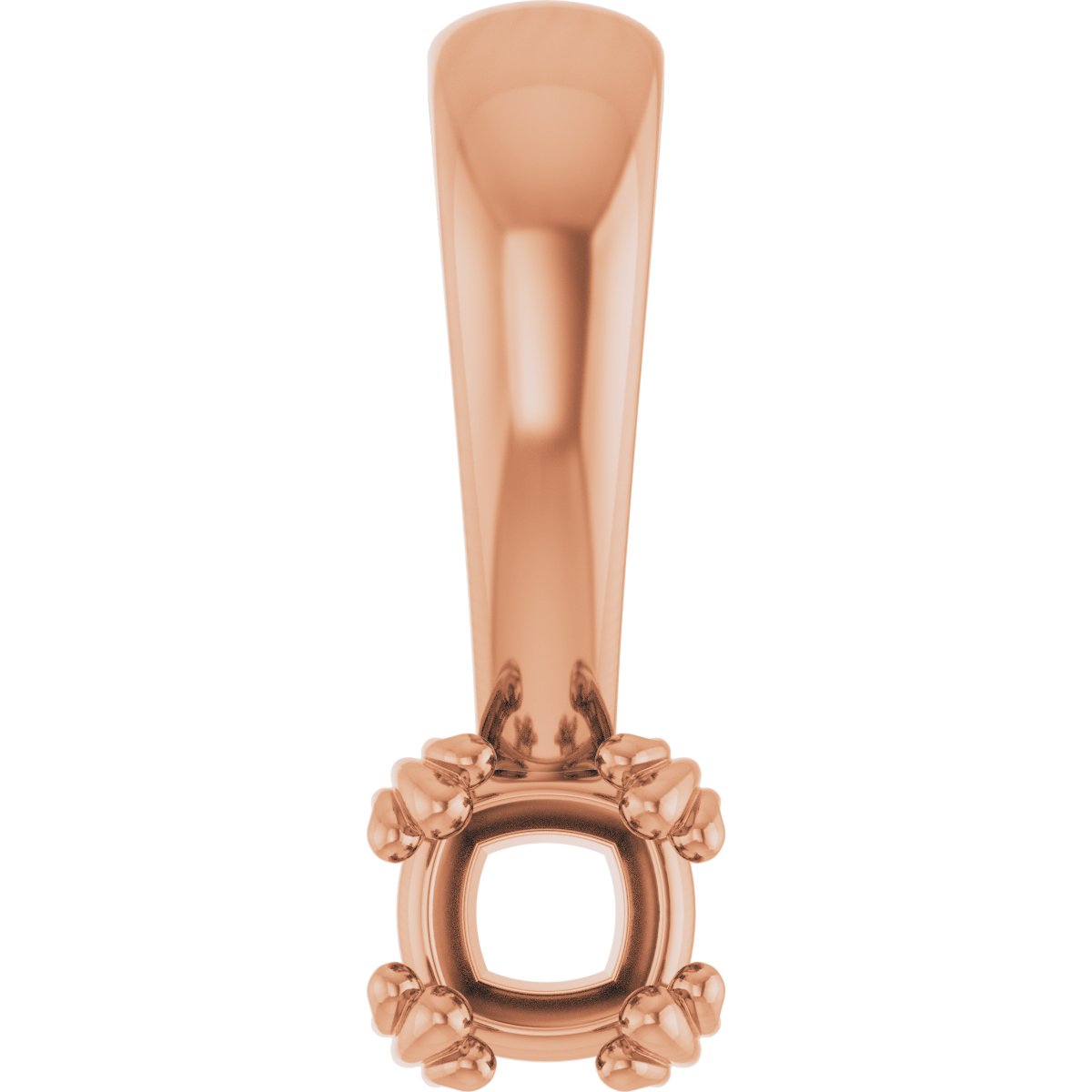 Decorative Prong Solitaire Pendant