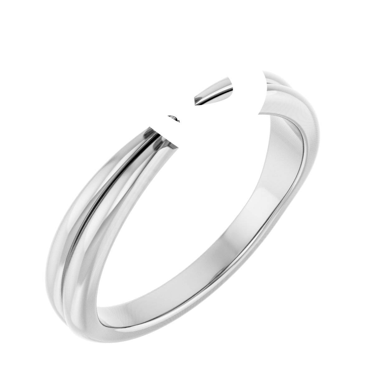 Bezel-Set Solitaire Engagement Ring