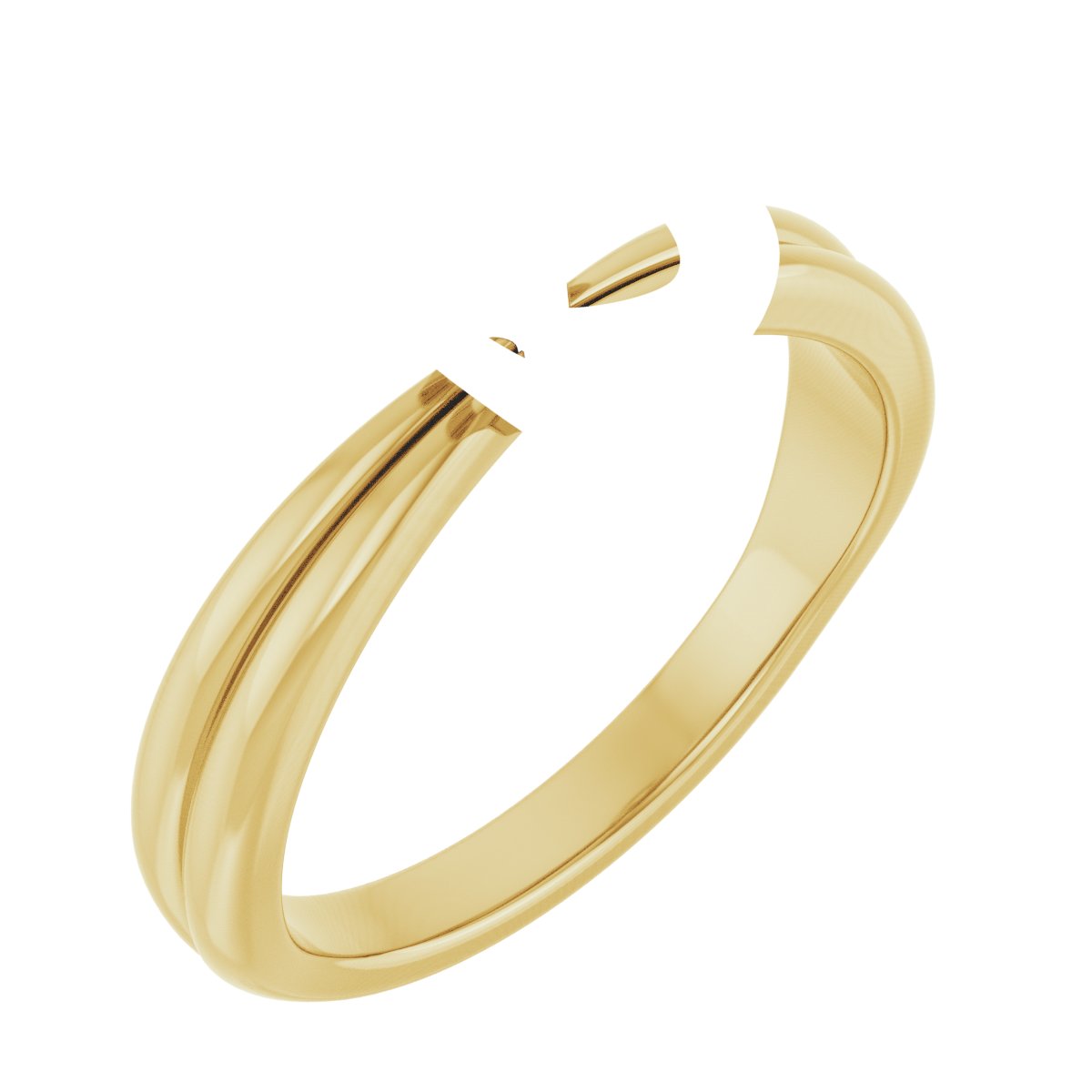 Bezel-Set Solitaire Engagement Ring