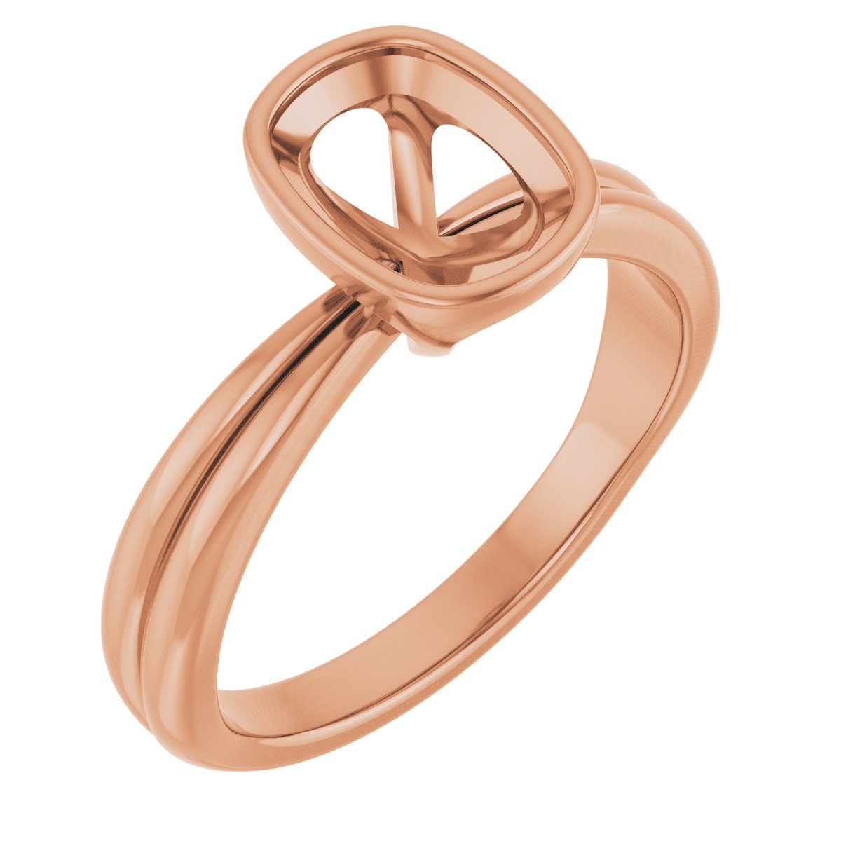 Bezel-Set Solitaire Engagement Ring