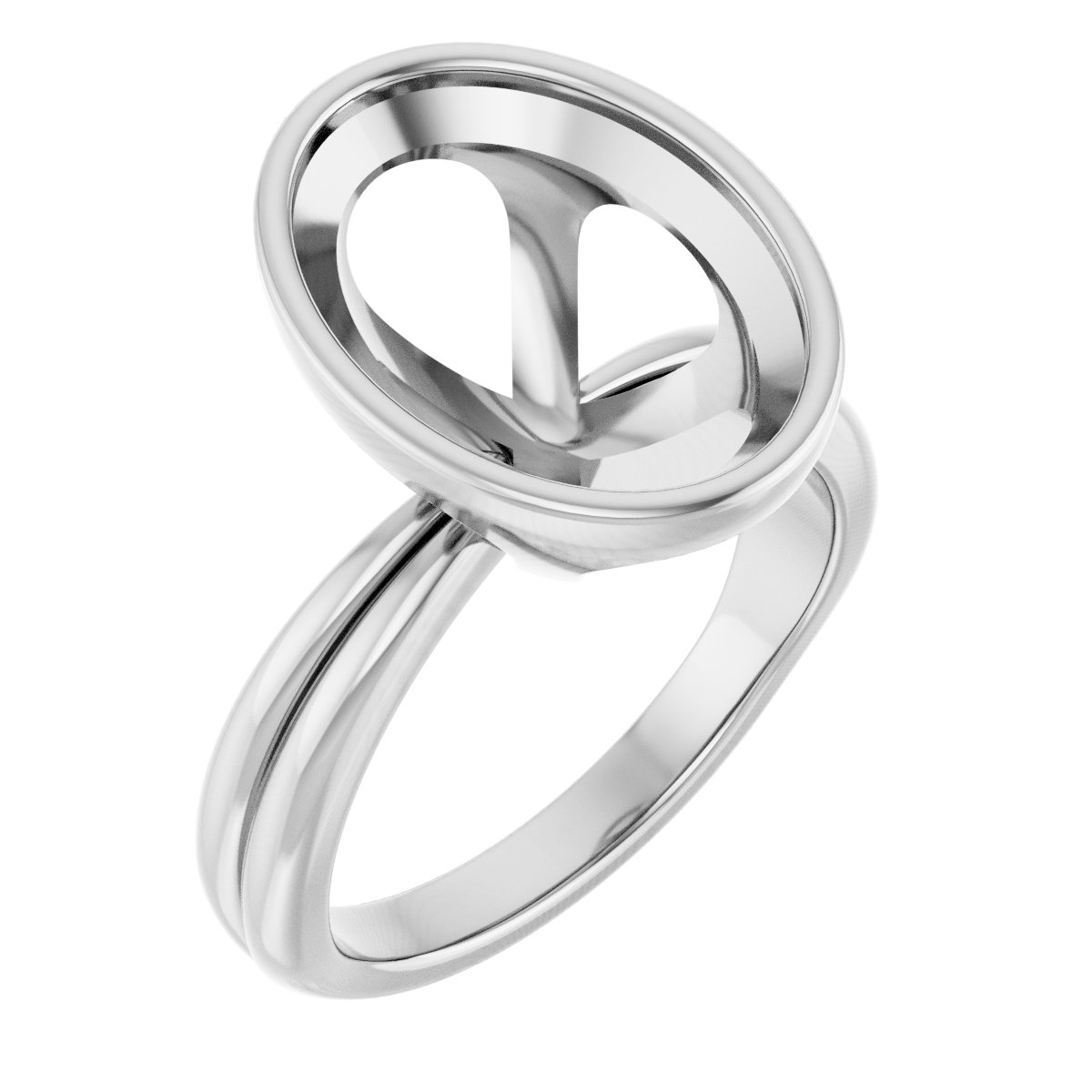 Bezel-Set Solitaire Engagement Ring