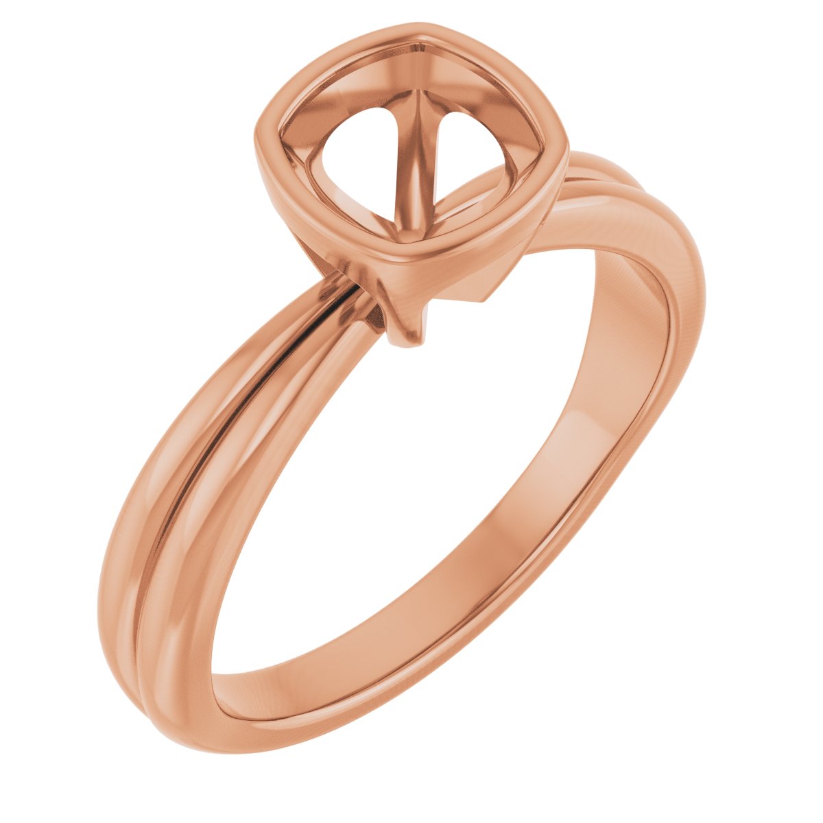 Bezel-Set Solitaire Engagement Ring