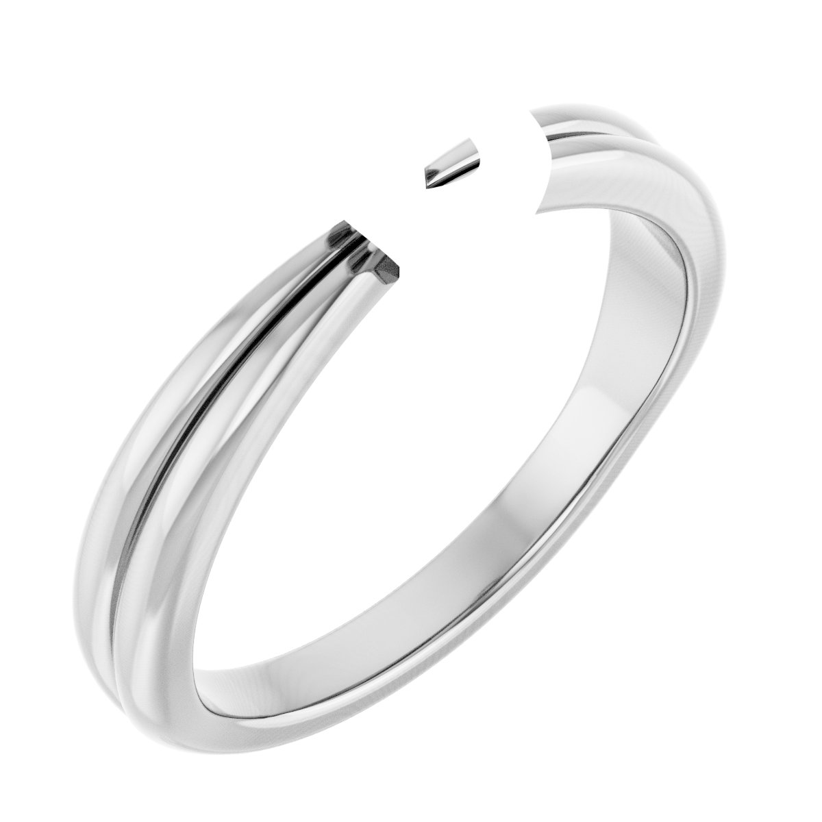 Bezel-Set Solitaire Engagement Ring