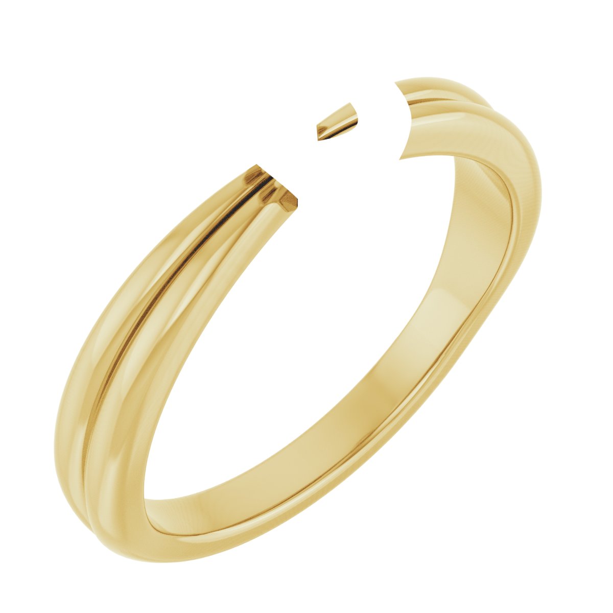 Bezel-Set Solitaire Engagement Ring