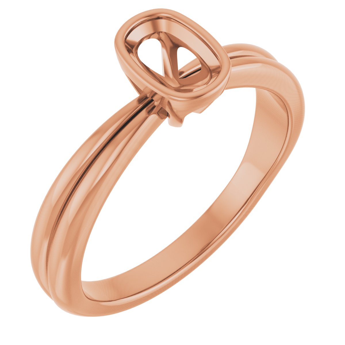 Bezel-Set Solitaire Engagement Ring
