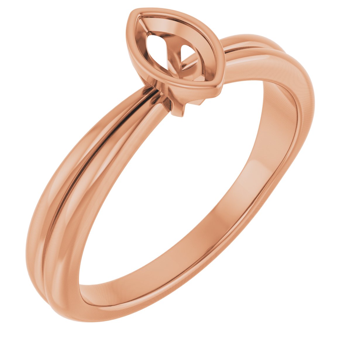 Bezel-Set Solitaire Engagement Ring