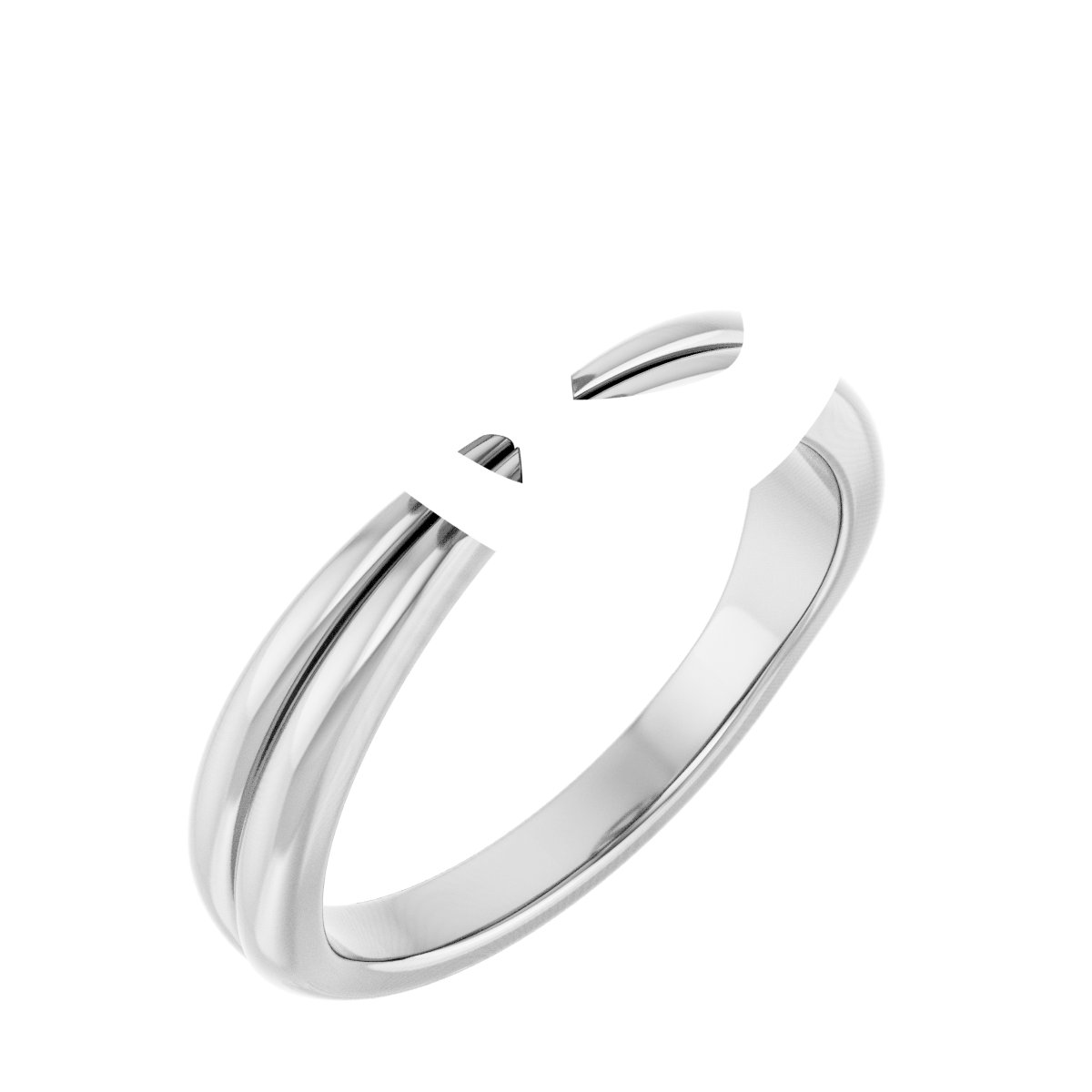Bezel-Set Solitaire Engagement Ring