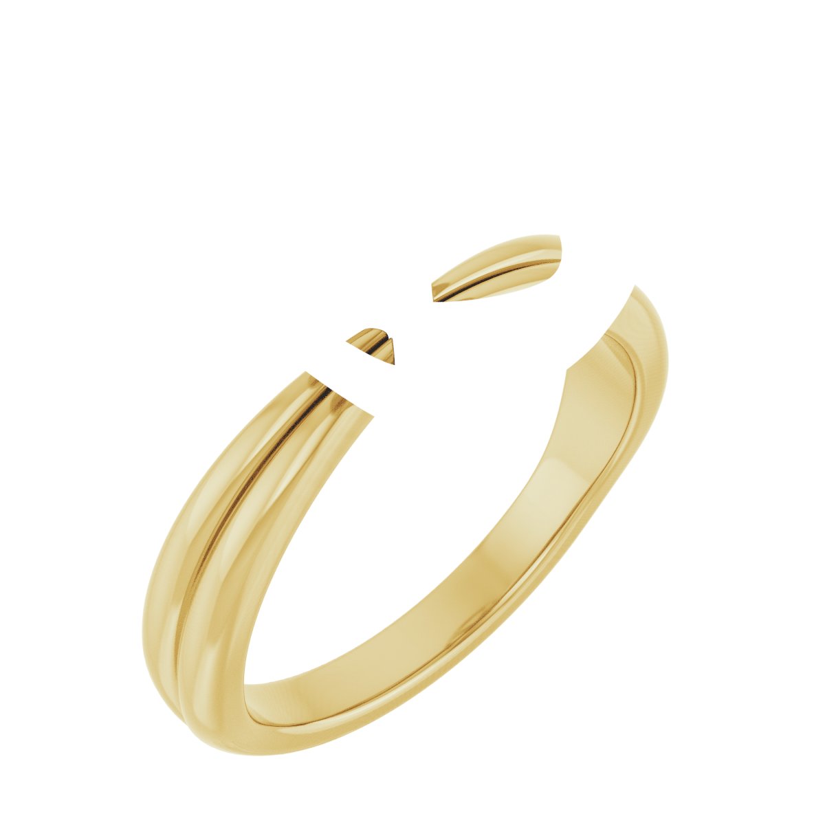 Bezel-Set Solitaire Engagement Ring