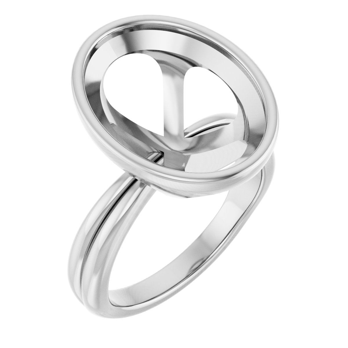 Bezel-Set Solitaire Engagement Ring