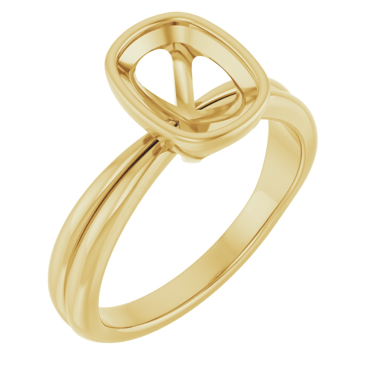 Bezel-Set Solitaire Engagement Ring