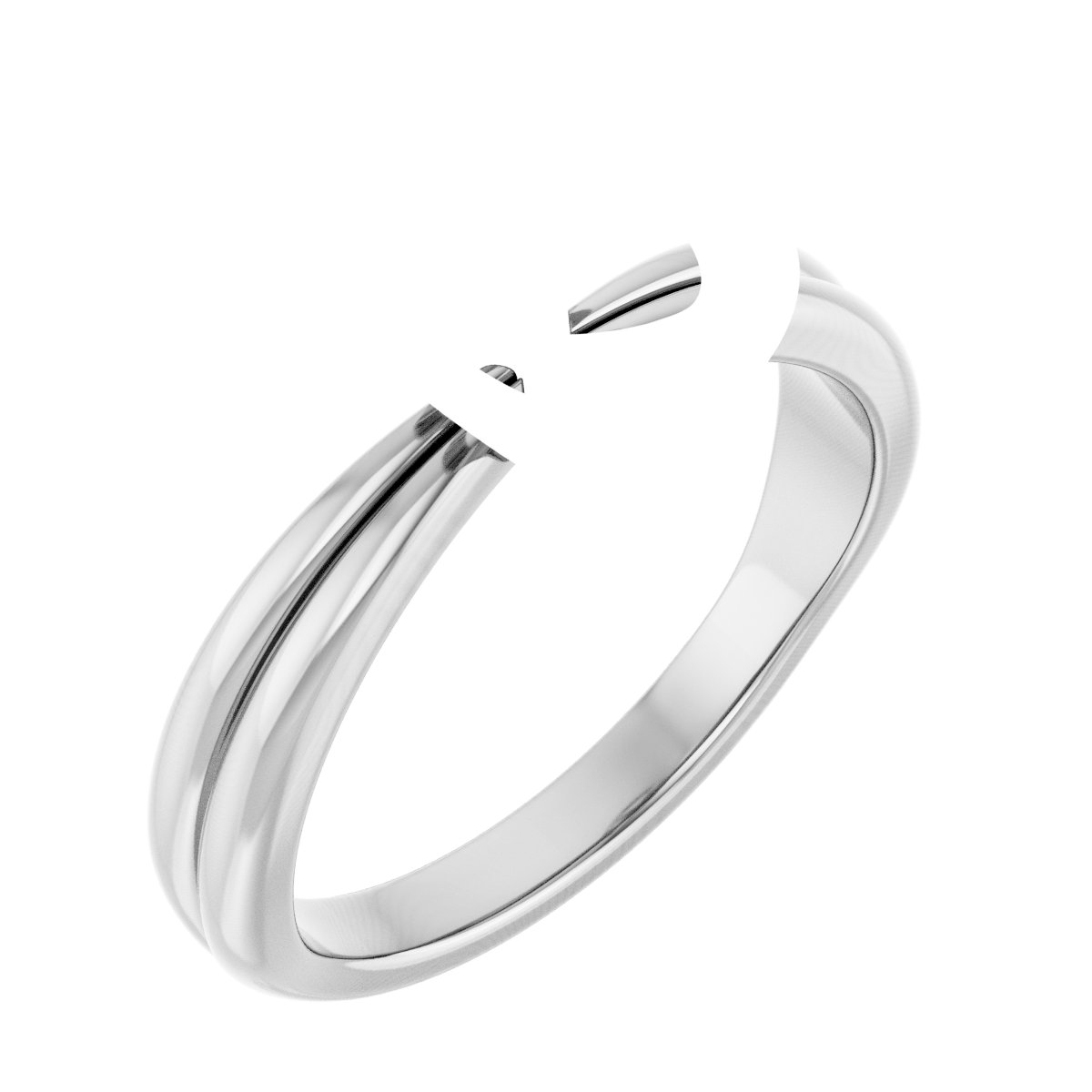 Bezel-Set Solitaire Engagement Ring