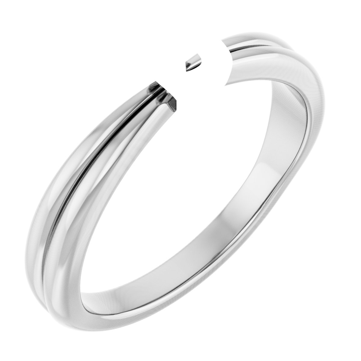 Bezel-Set Solitaire Engagement Ring