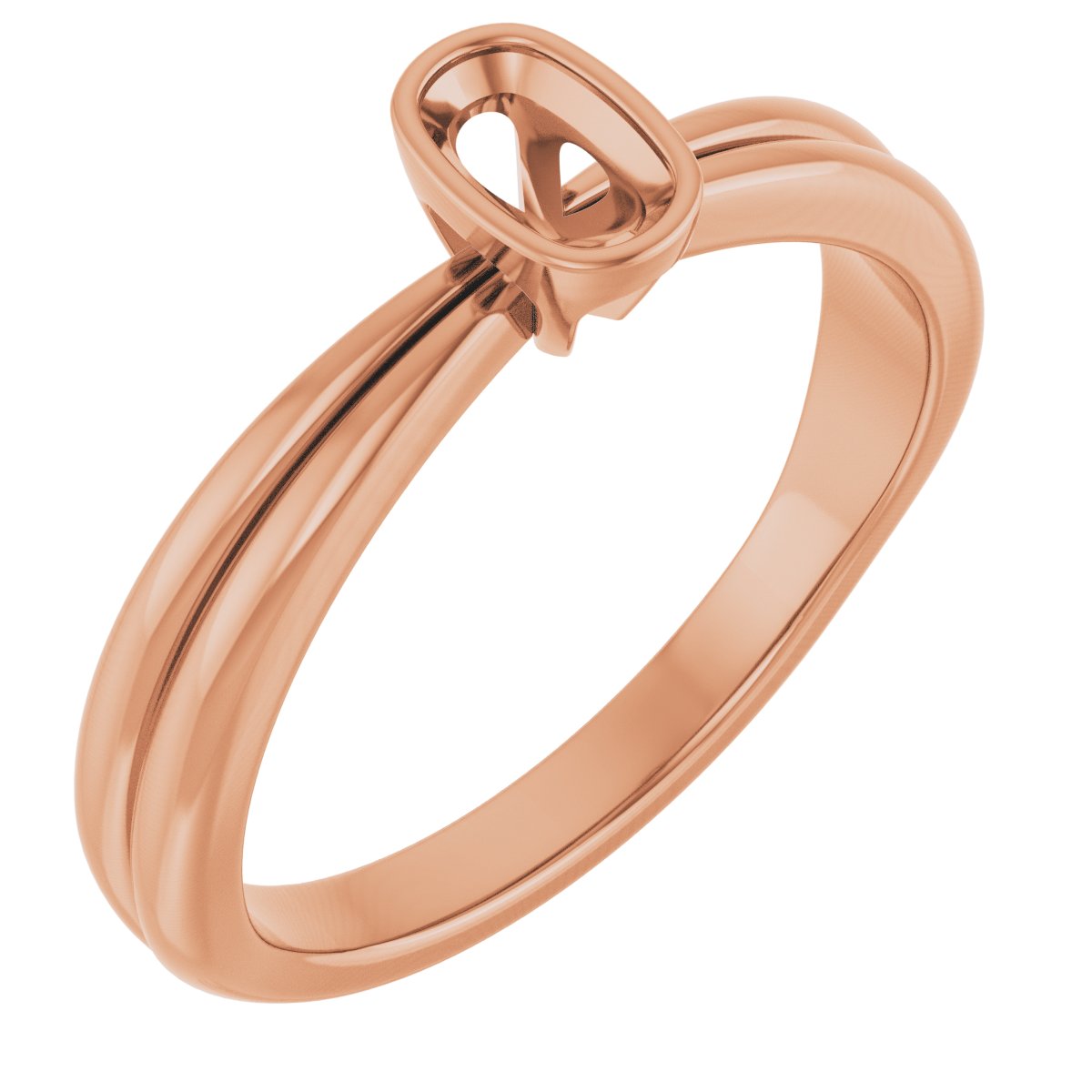 Bezel-Set Solitaire Engagement Ring