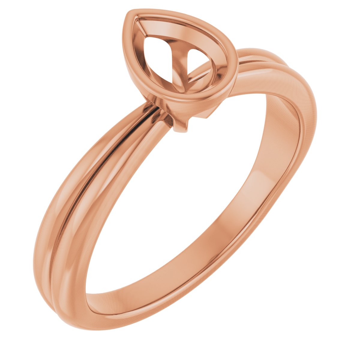 Bezel-Set Solitaire Engagement Ring