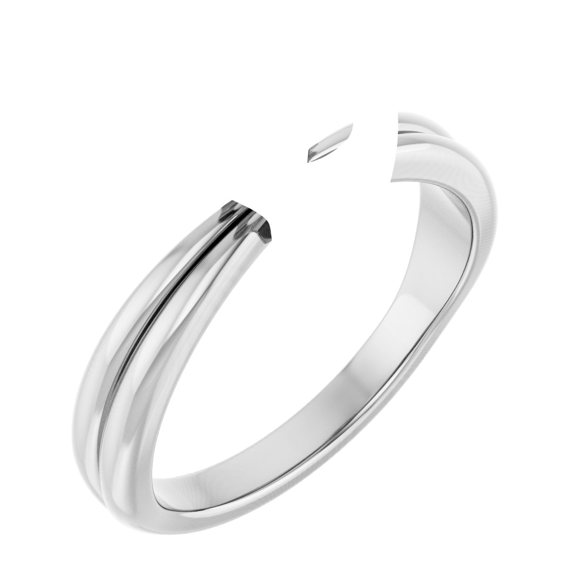 Bezel-Set Solitaire Engagement Ring
