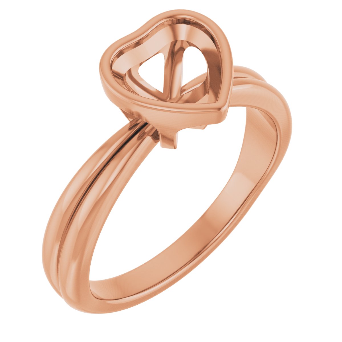 Bezel-Set Solitaire Engagement Ring