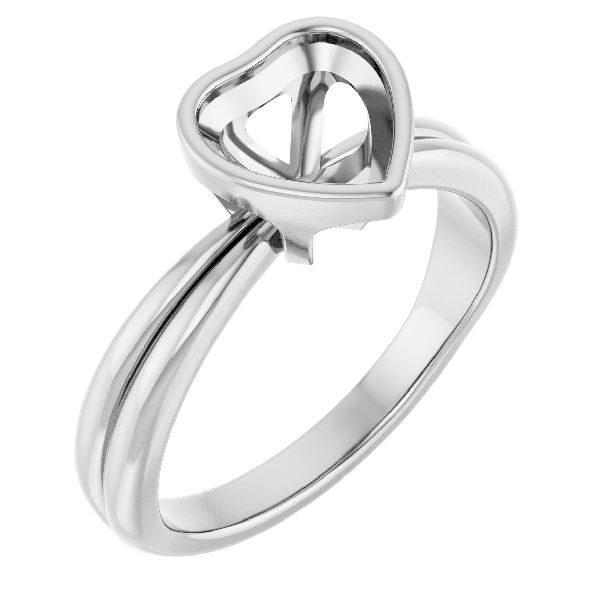Bezel-Set Solitaire Engagement Ring