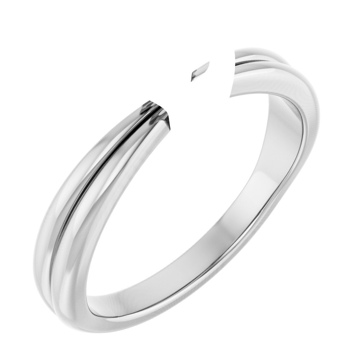 Bezel-Set Solitaire Engagement Ring