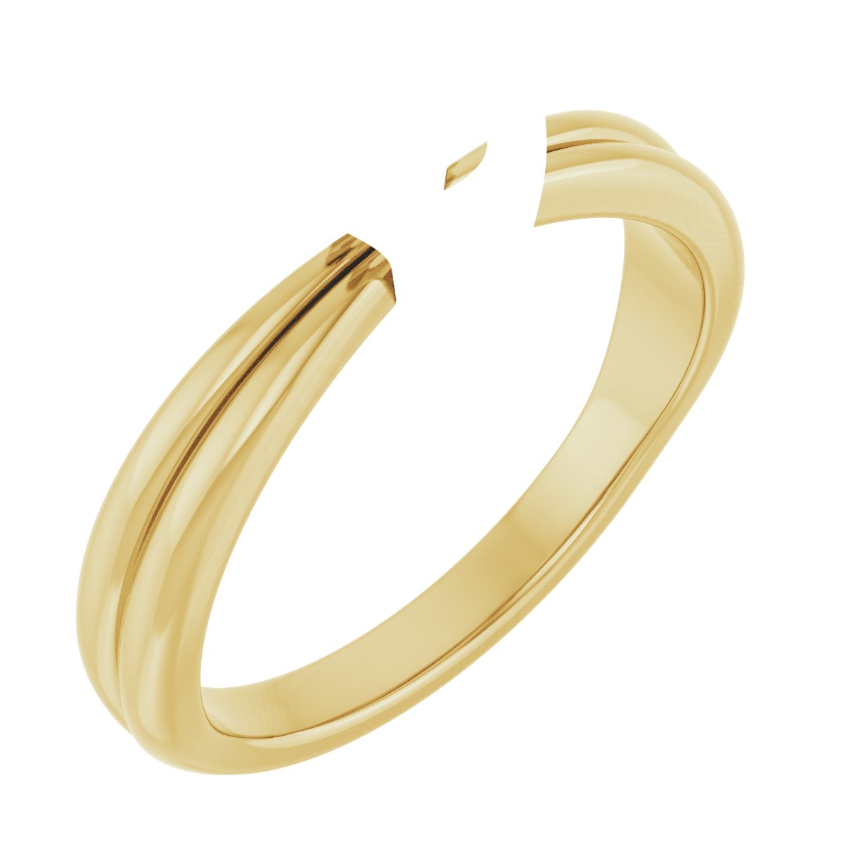 Bezel-Set Solitaire Engagement Ring