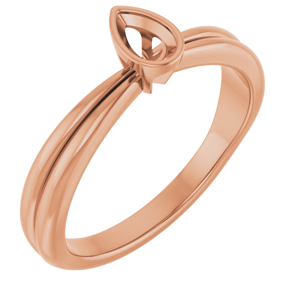 Bezel-Set Solitaire Engagement Ring