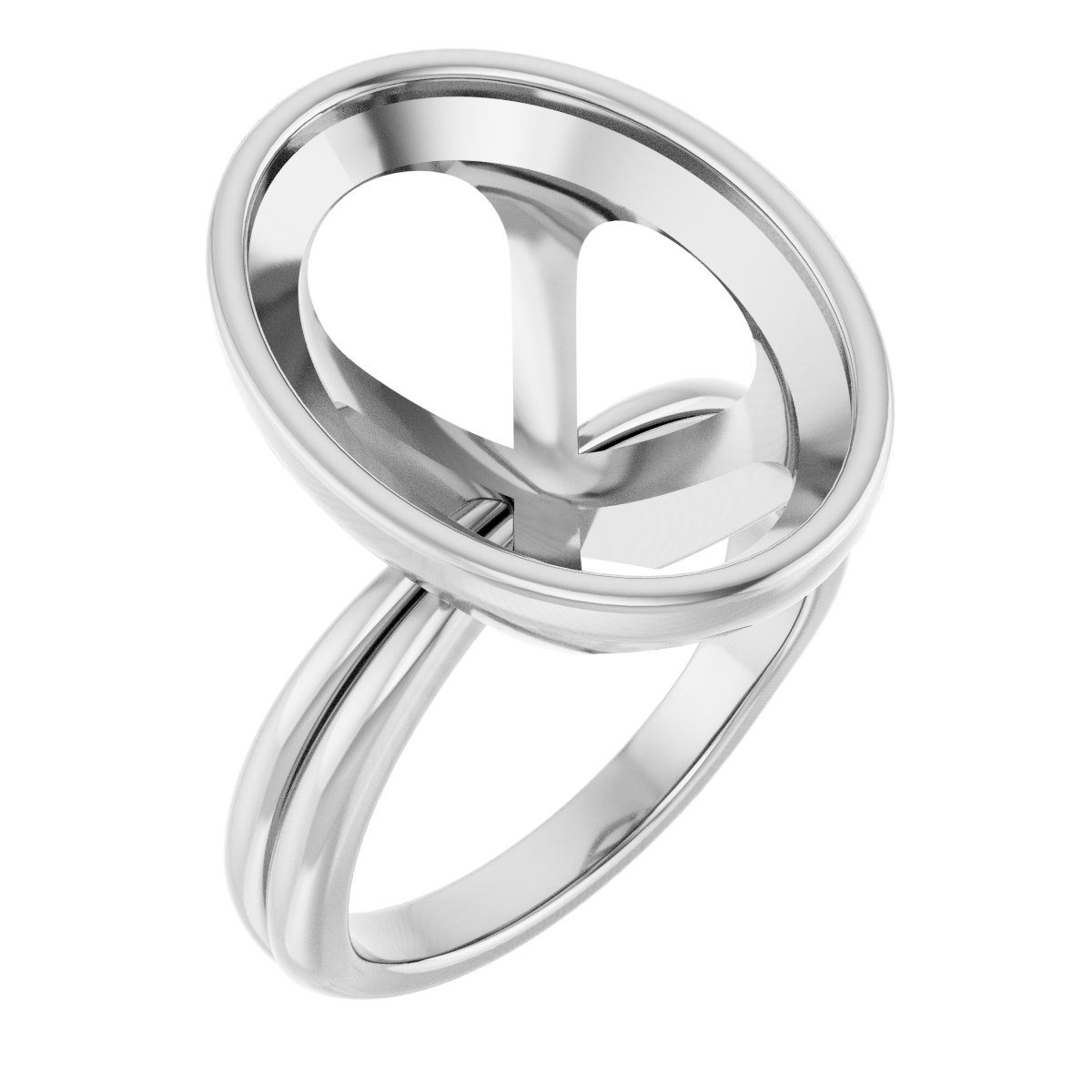 Bezel-Set Solitaire Engagement Ring