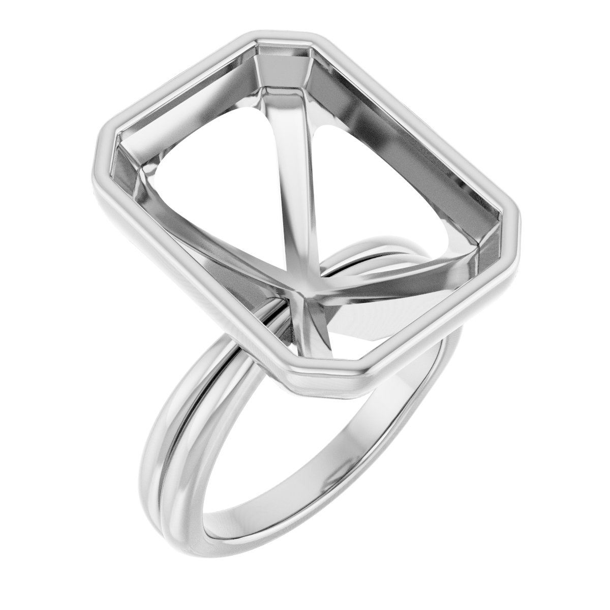 Bezel-Set Solitaire Engagement Ring