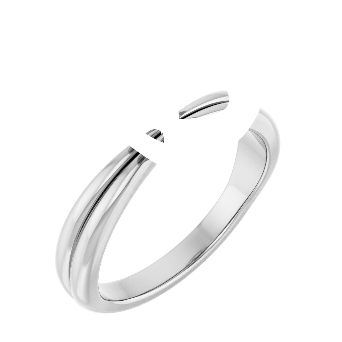 Bezel-Set Solitaire Engagement Ring