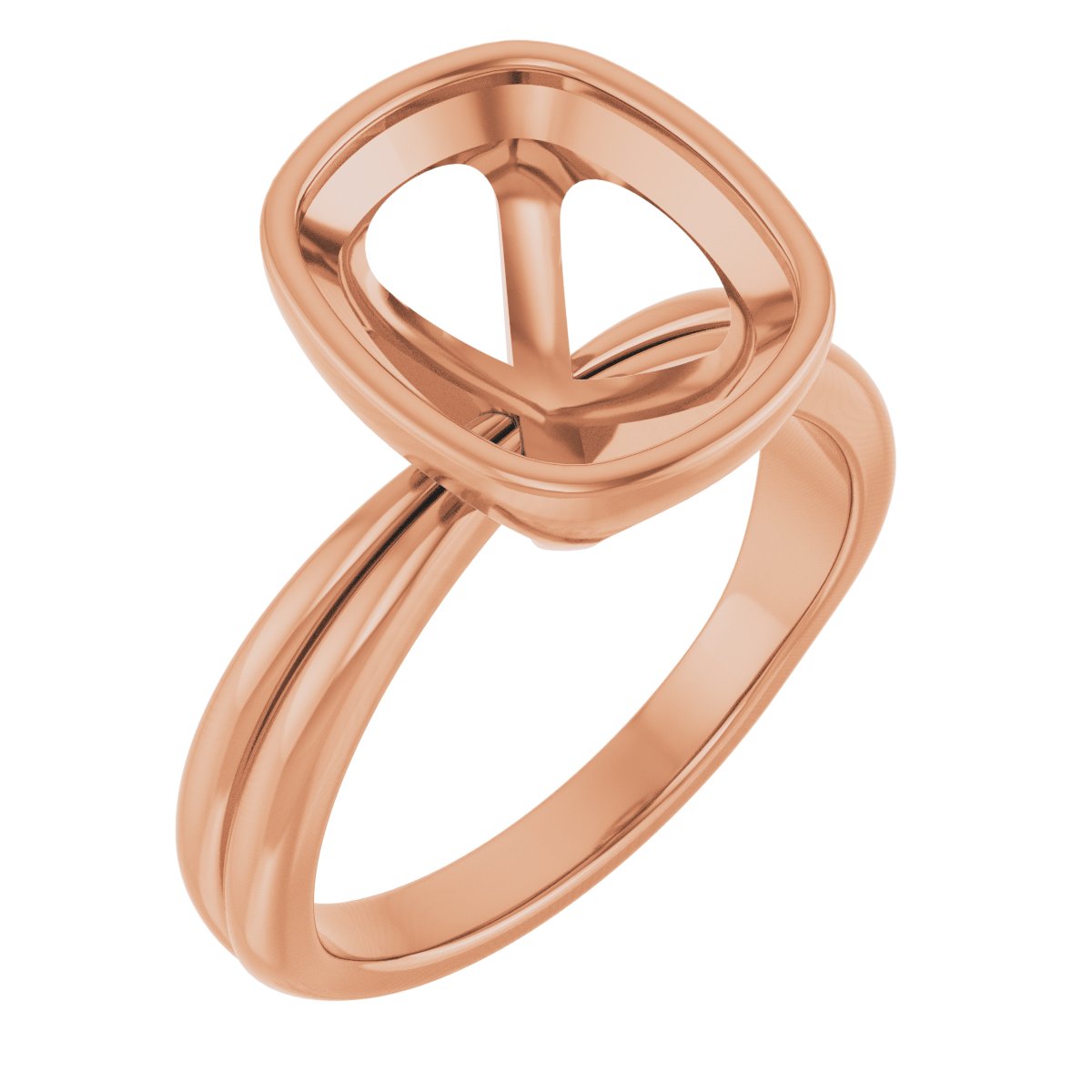 Bezel-Set Solitaire Engagement Ring