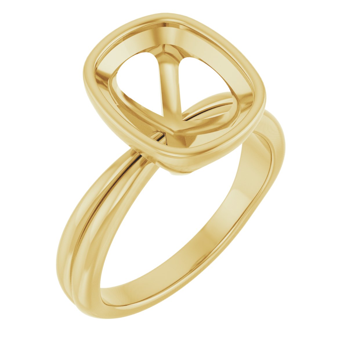 Bezel-Set Solitaire Engagement Ring