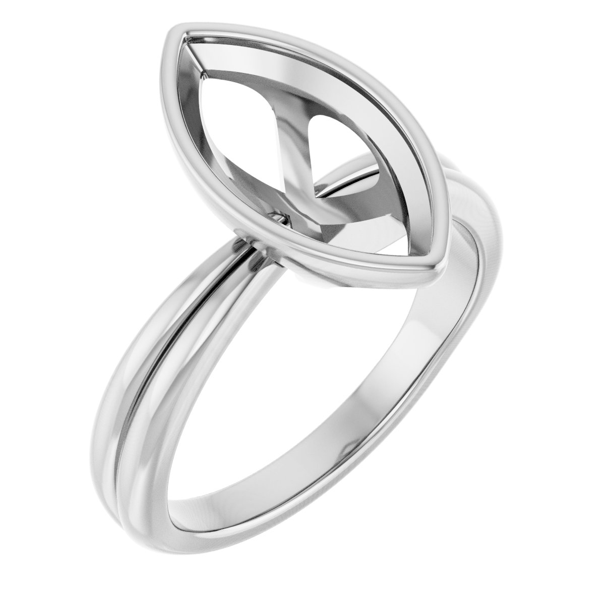 Bezel-Set Solitaire Engagement Ring