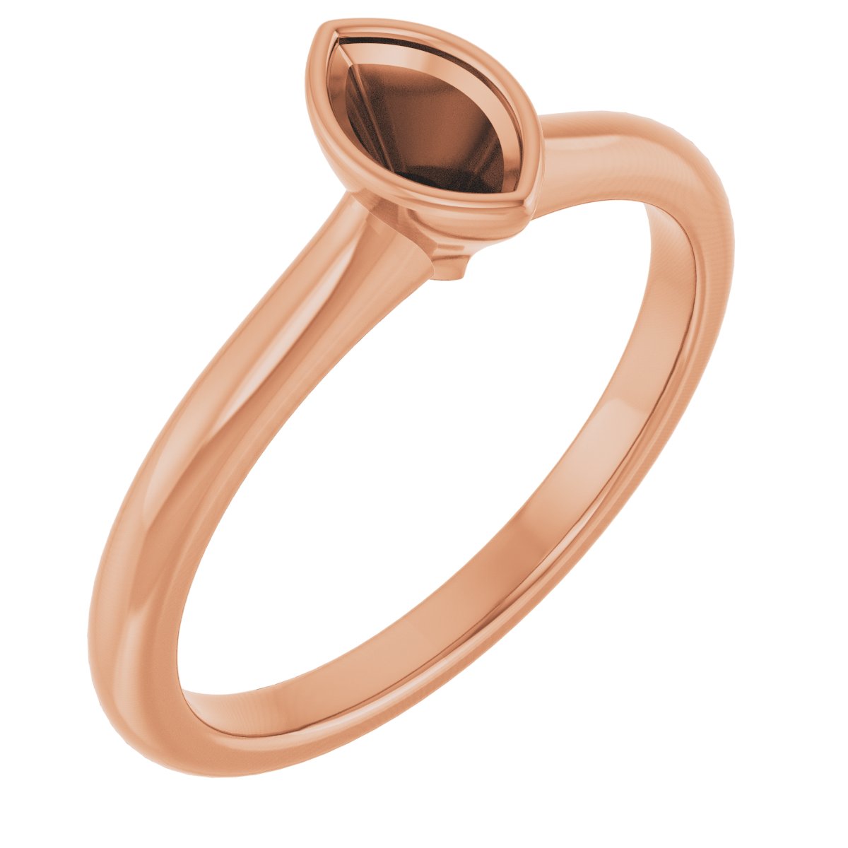 Bezel-Set Solitaire Engagement Ring