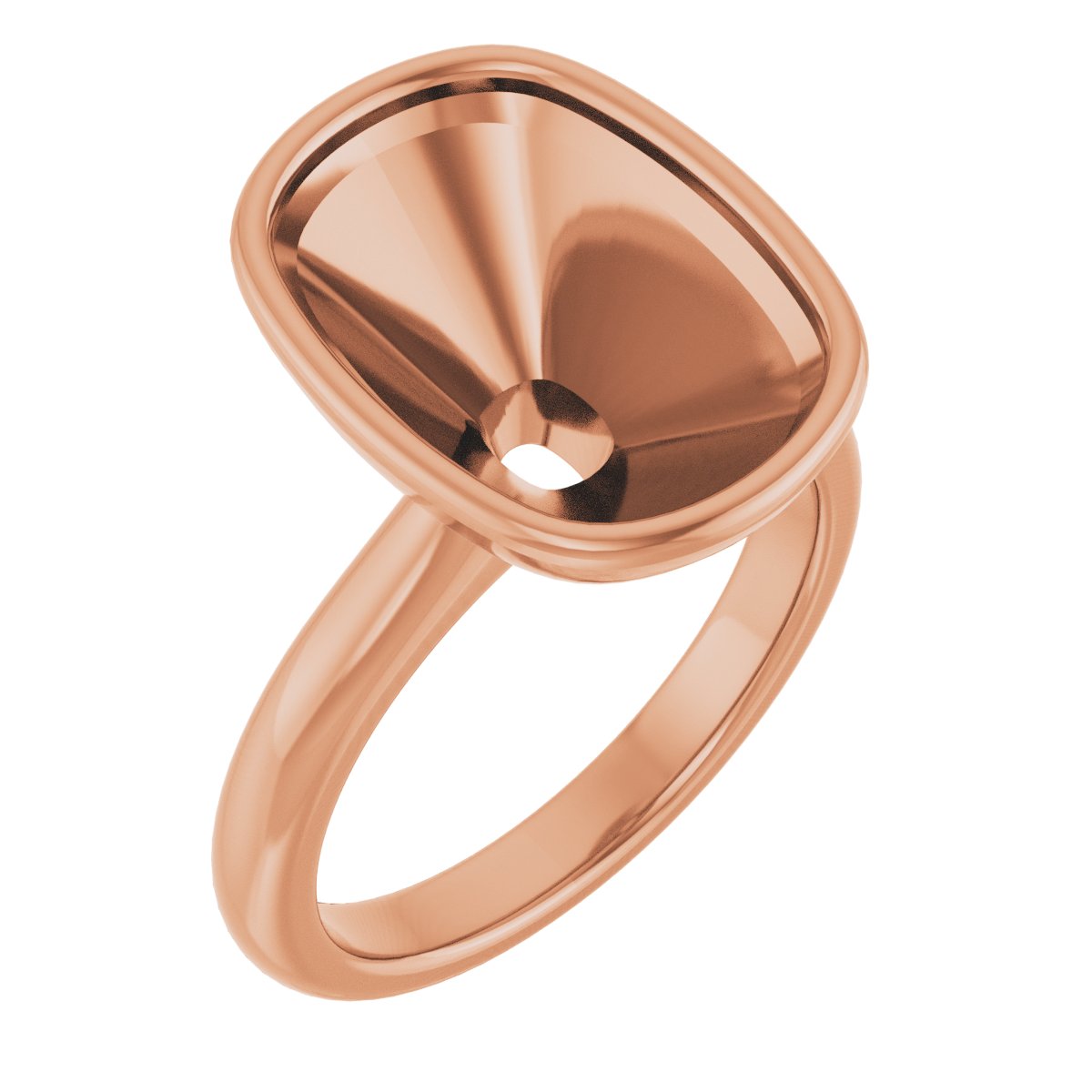 Bezel-Set Solitaire Engagement Ring