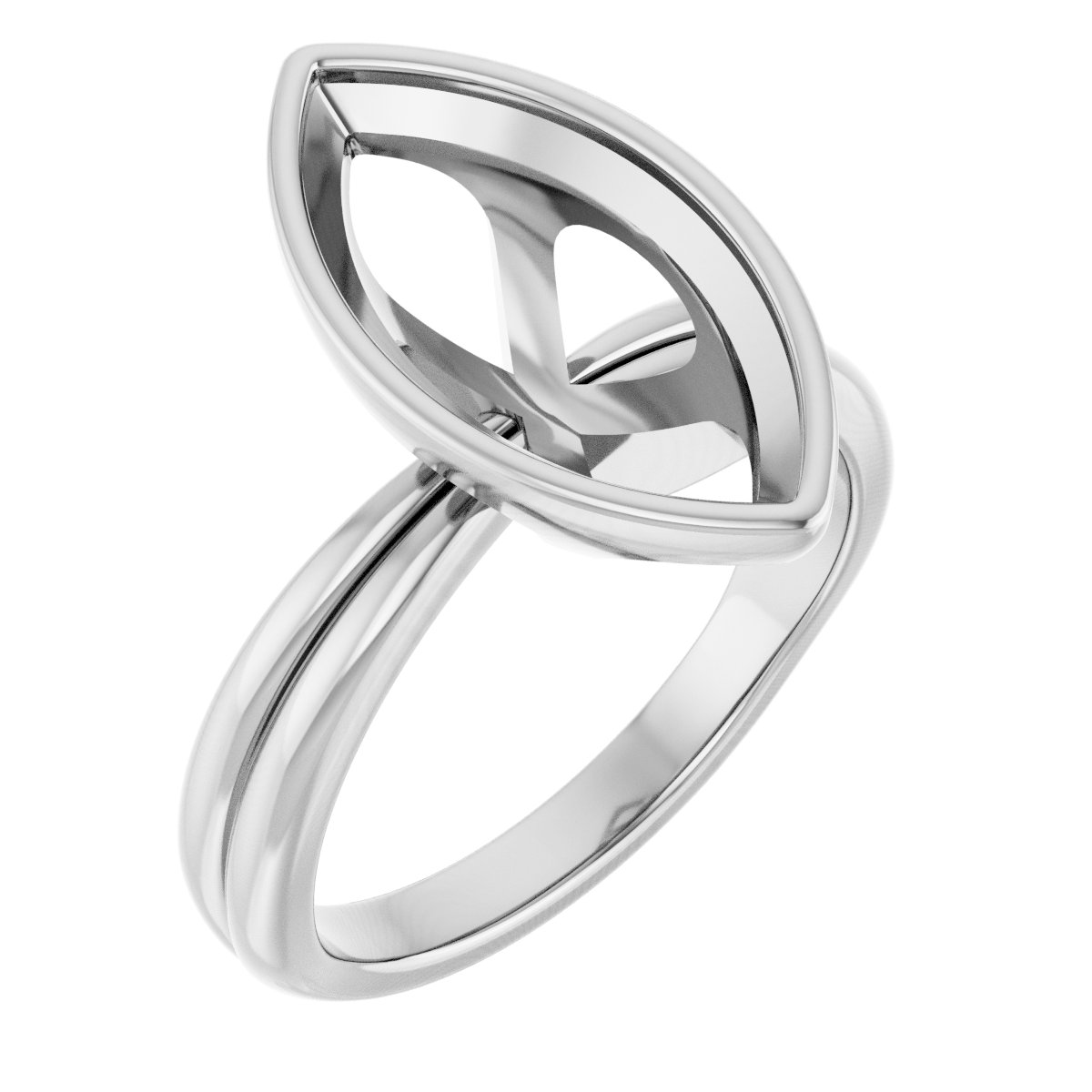 Bezel-Set Solitaire Engagement Ring