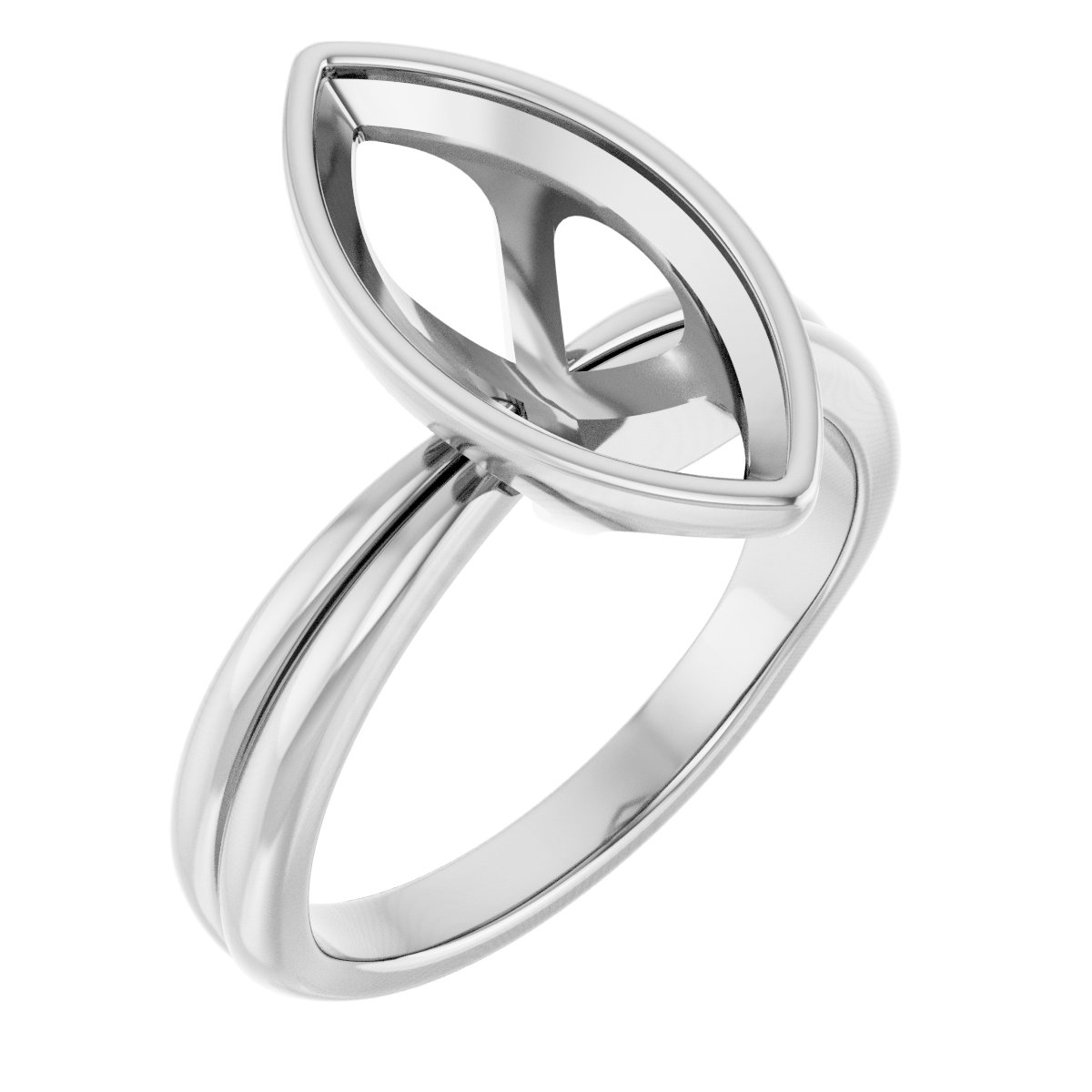 Bezel-Set Solitaire Engagement Ring