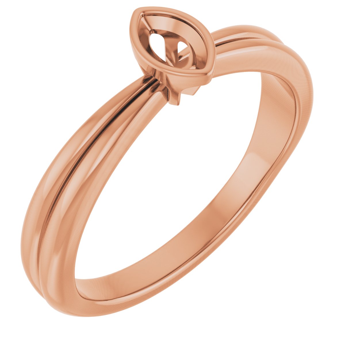 Bezel-Set Solitaire Engagement Ring