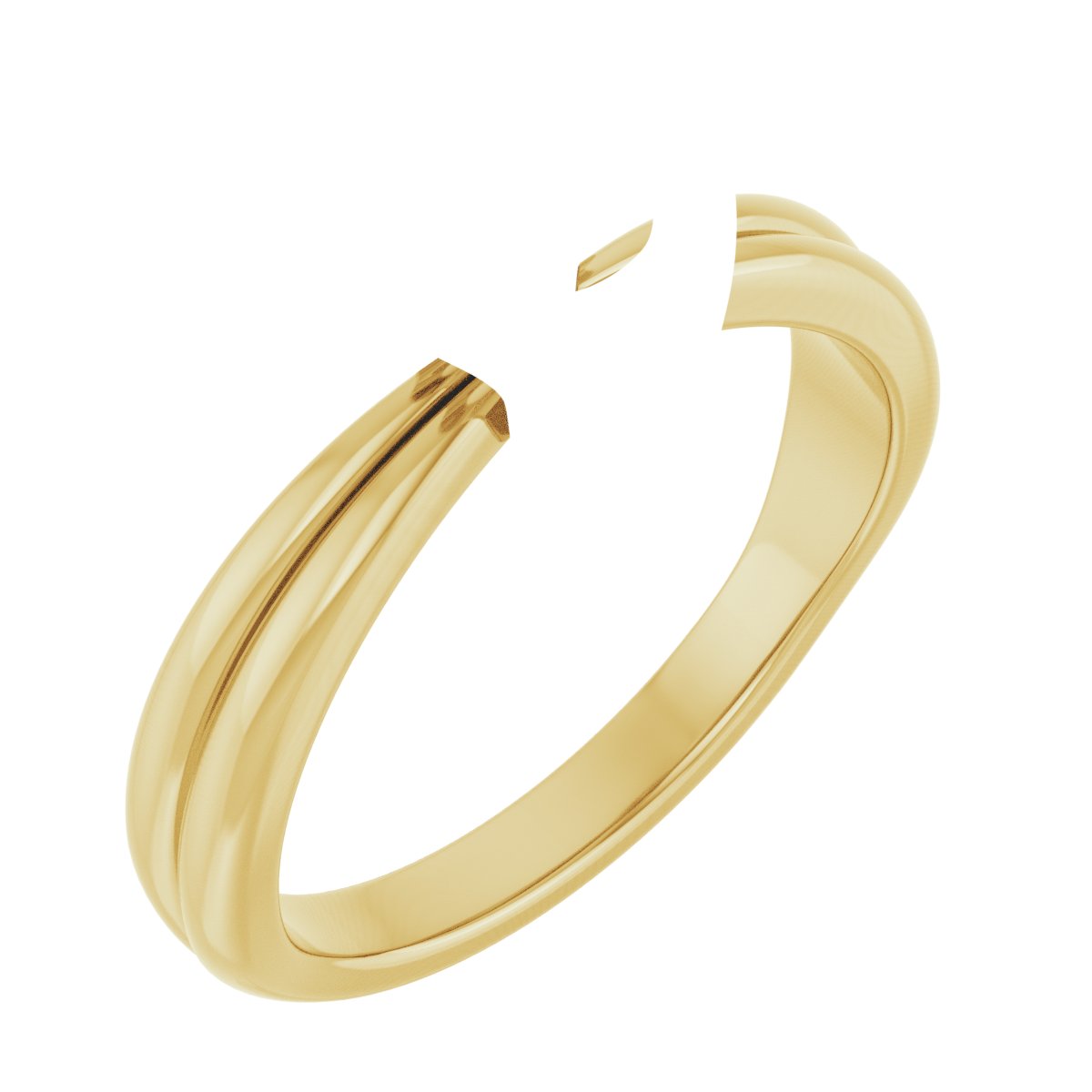 Bezel-Set Solitaire Engagement Ring