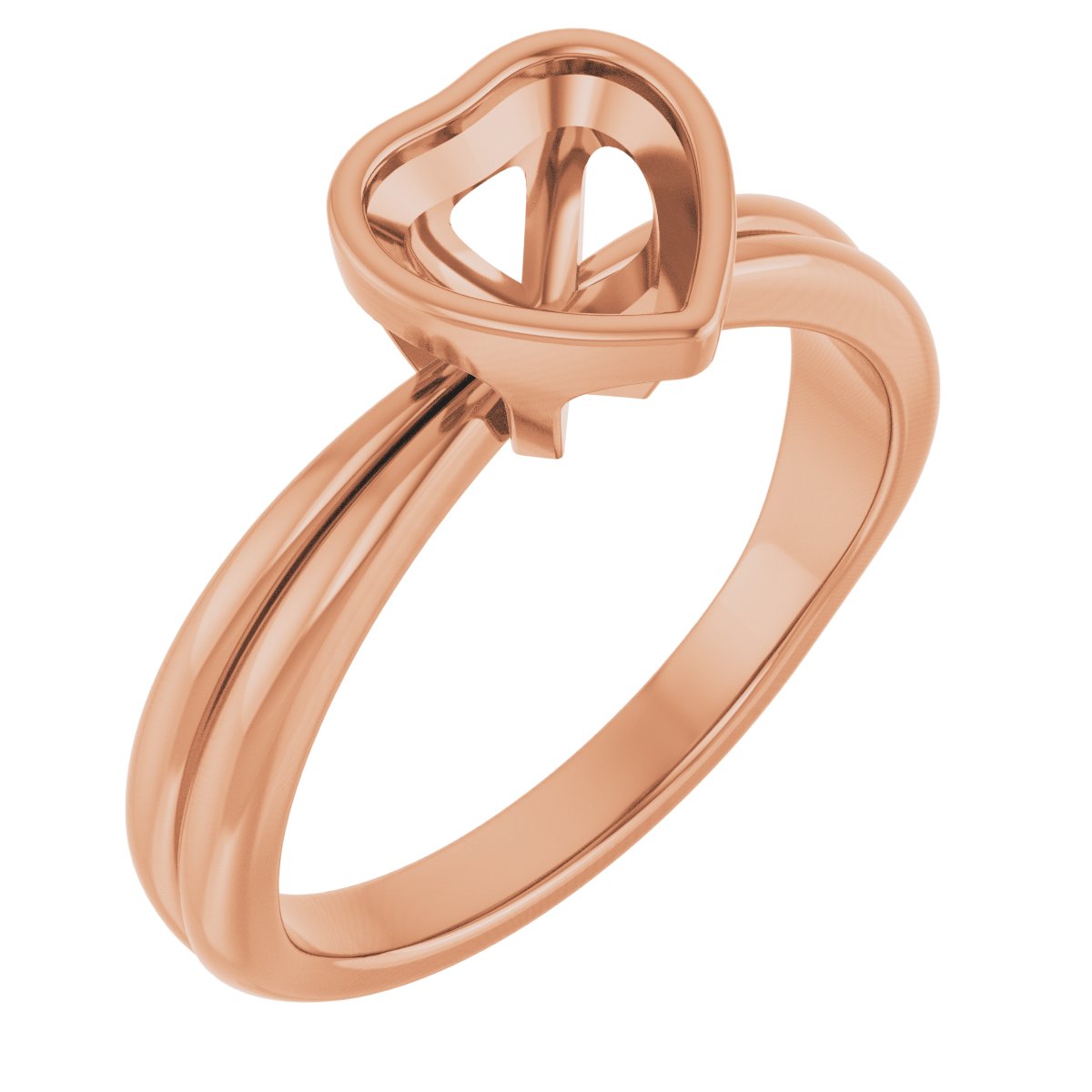 Bezel-Set Solitaire Engagement Ring
