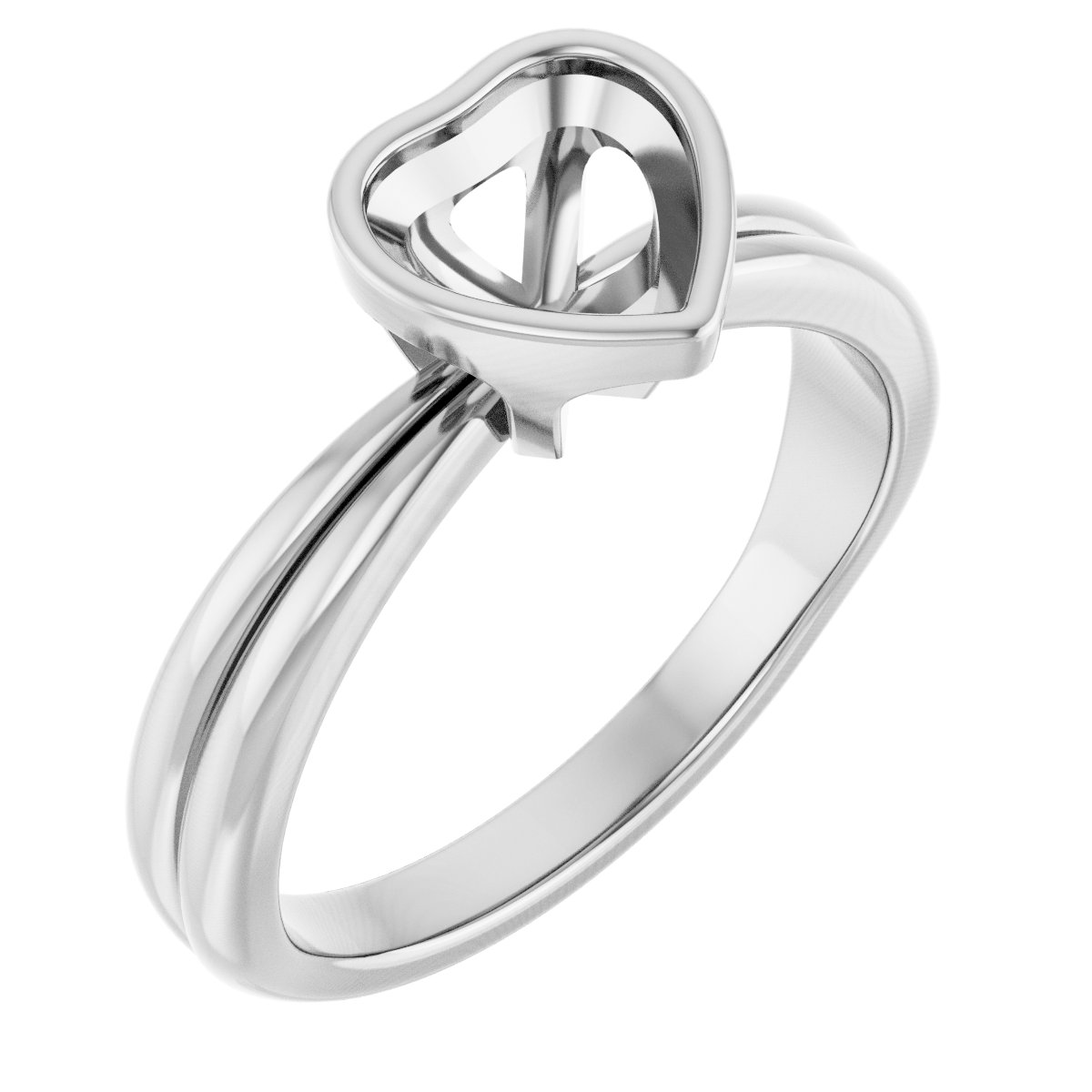 Bezel-Set Solitaire Engagement Ring