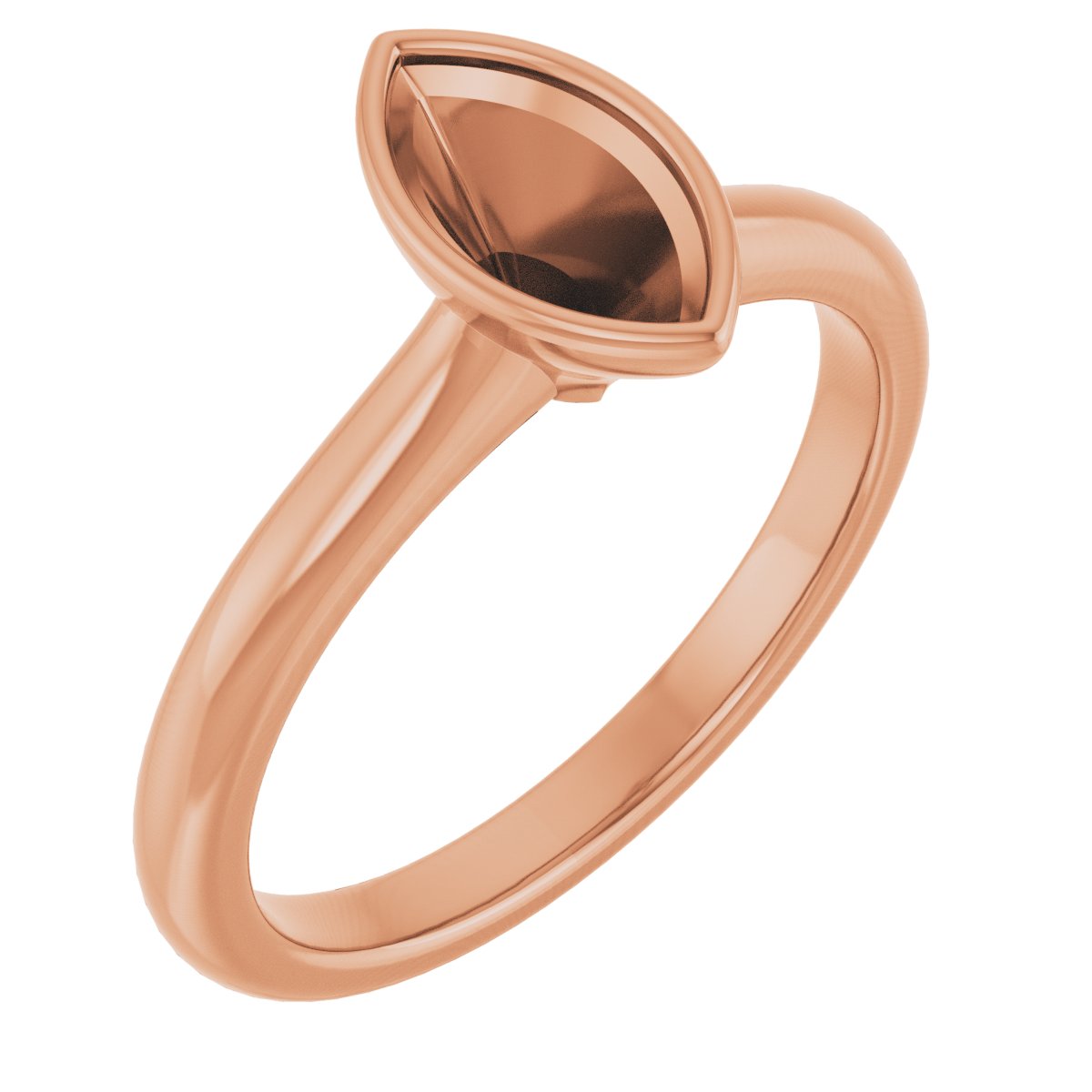 Bezel-Set Solitaire Engagement Ring