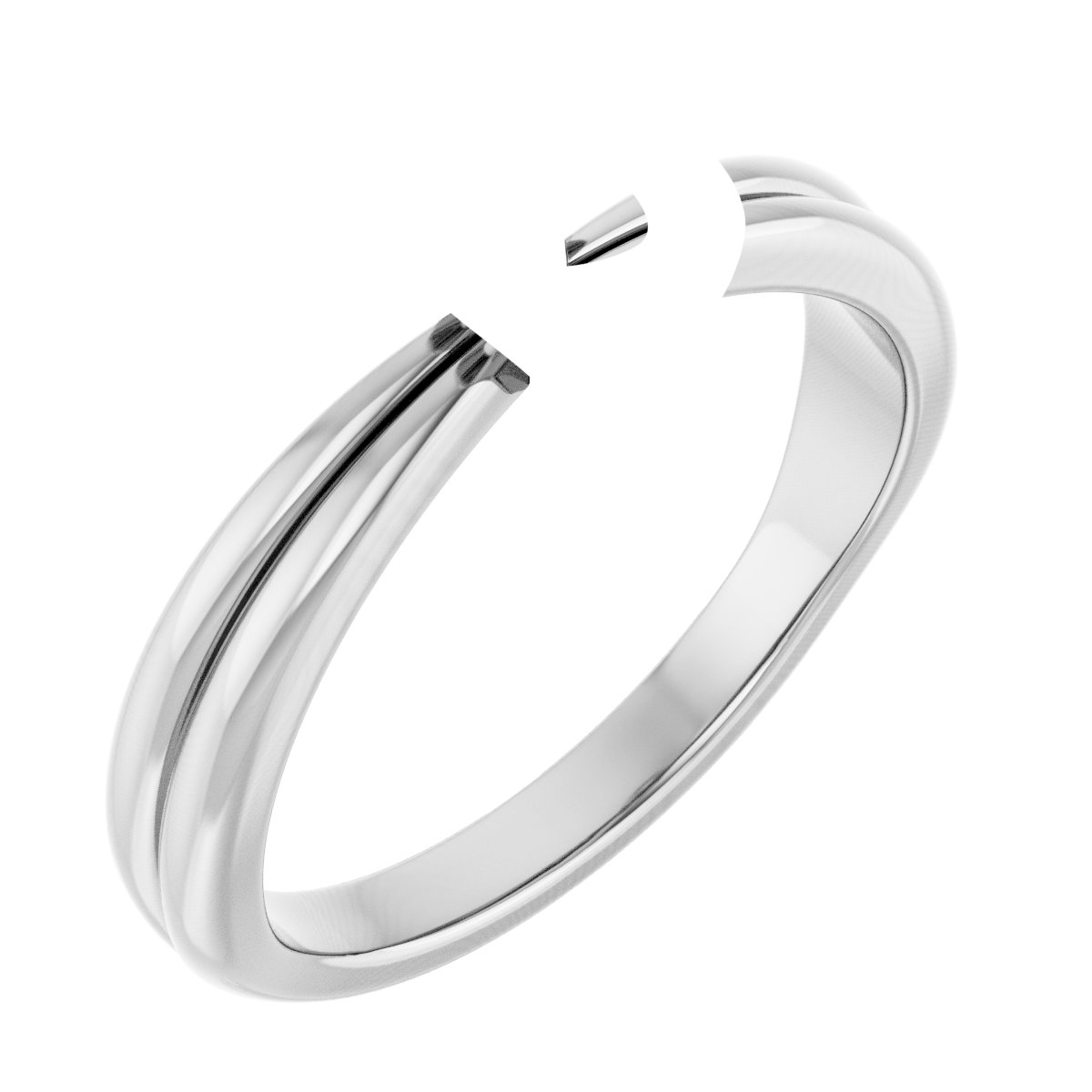 Bezel-Set Solitaire Engagement Ring