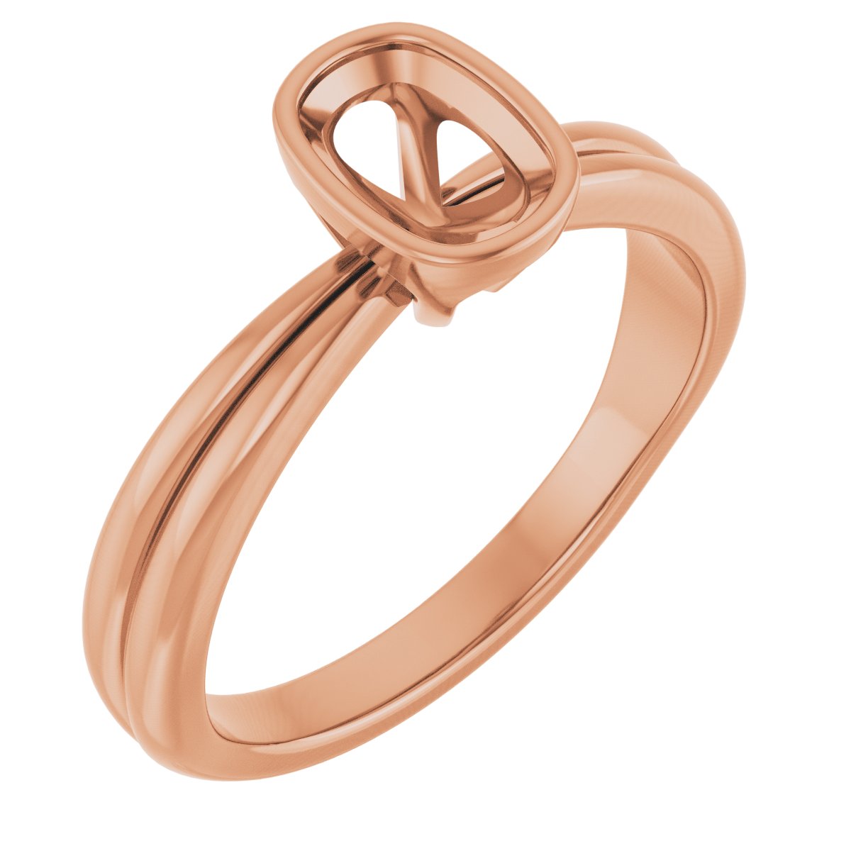 Bezel-Set Solitaire Engagement Ring