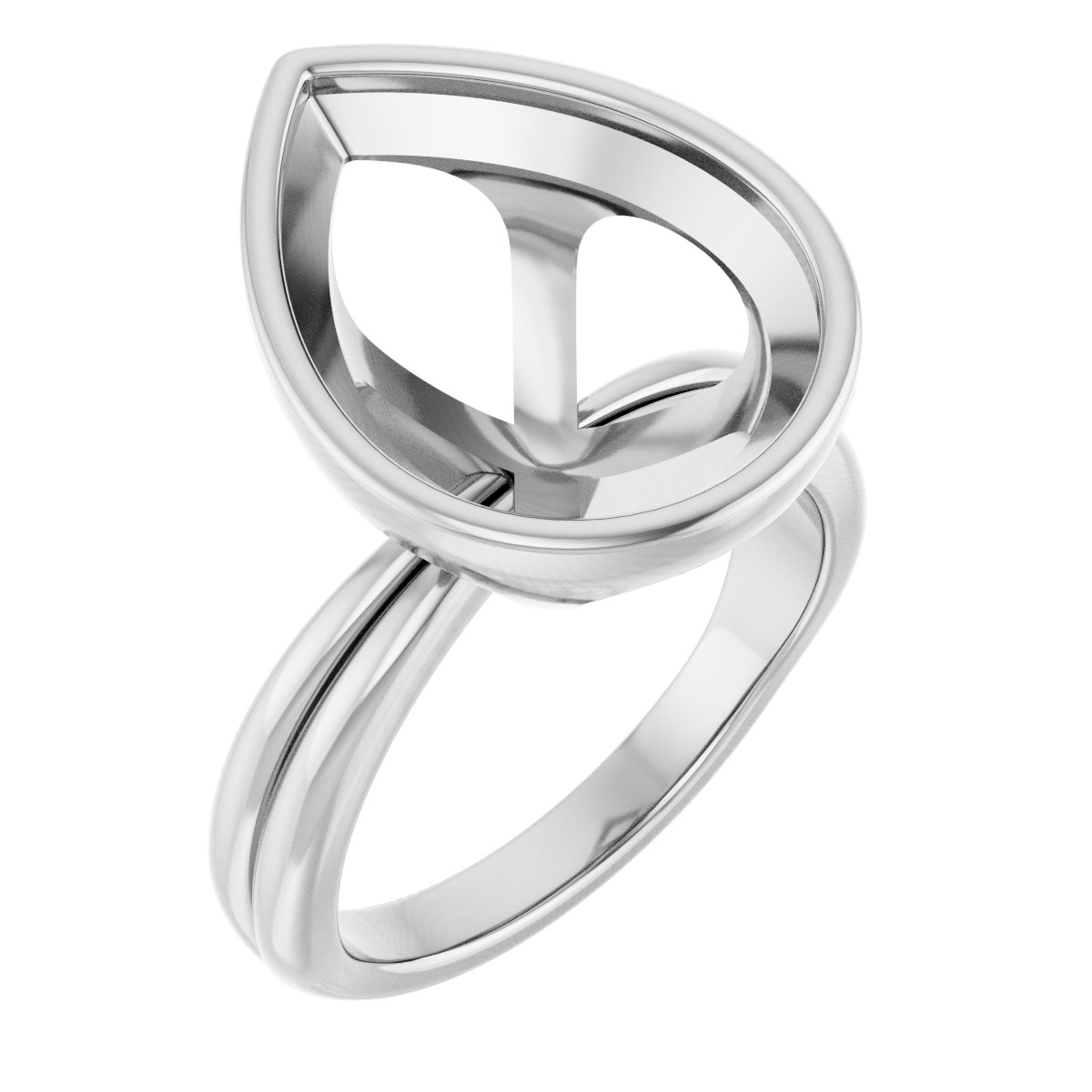 Bezel-Set Solitaire Engagement Ring