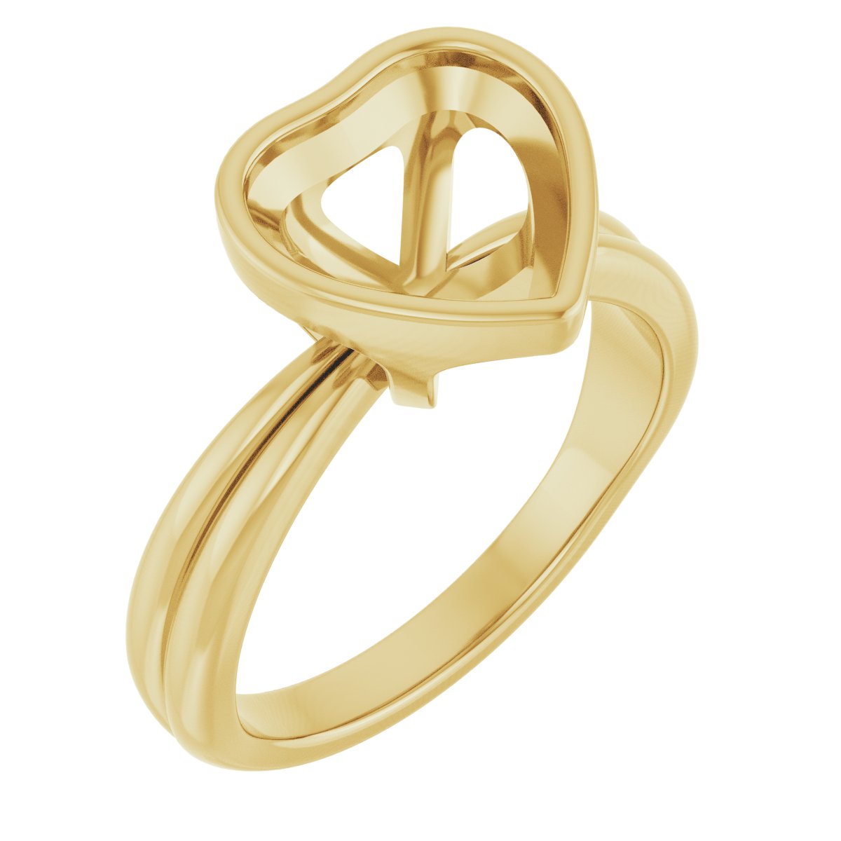 Bezel-Set Solitaire Engagement Ring